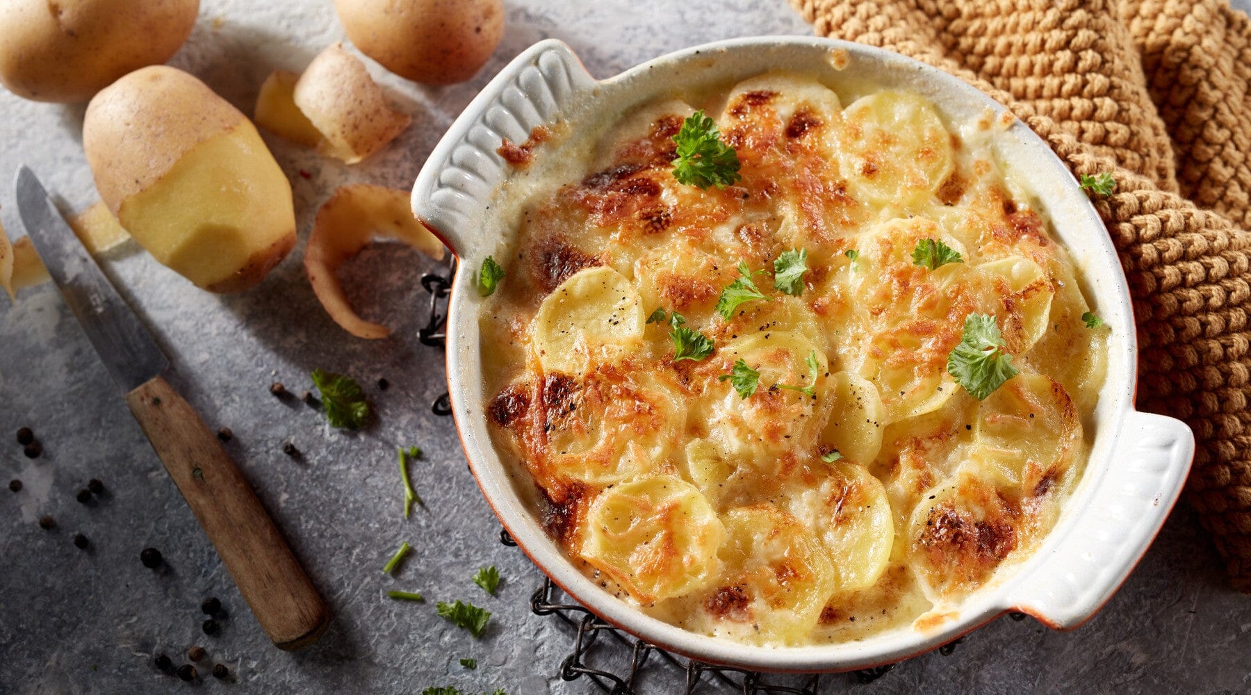 Kartoffelgratin mit Cape Malay Blend